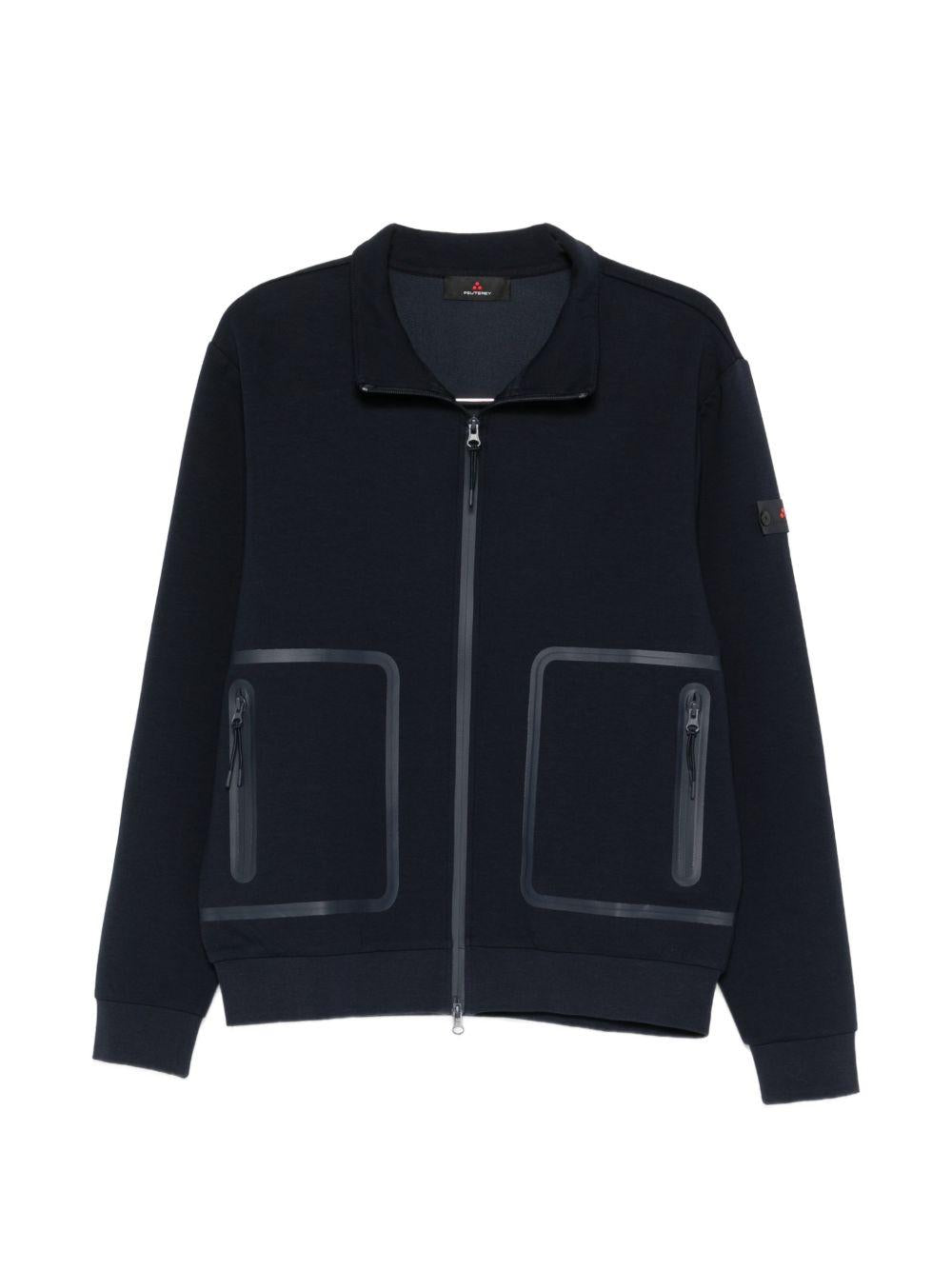 PEUTEREY Felpa Scott con zip e tasche laterali 