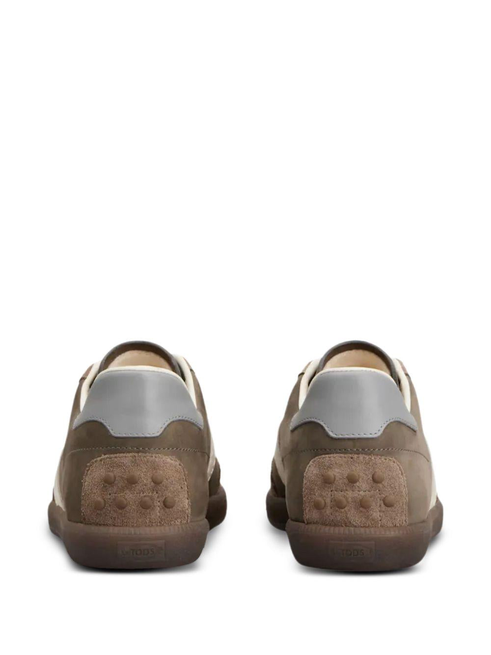 TODS Sneakers Tabs marroni con inserti 