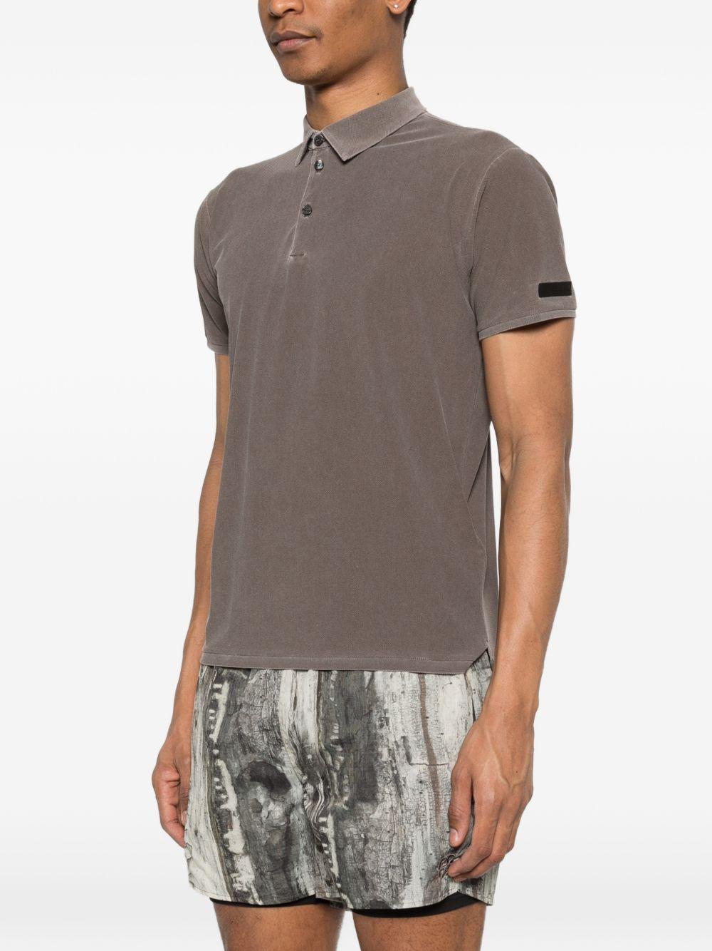 RRD ROBERTO RICCI DESIGNS Polo marrone con logo nero 