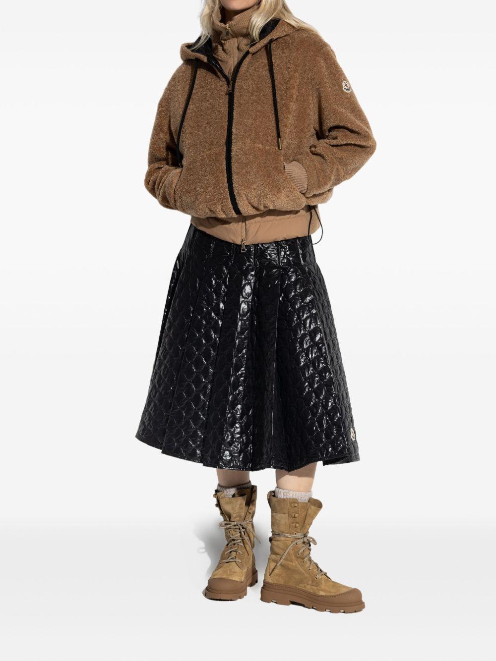 MONCLER Giacca teddy con cappuccio 