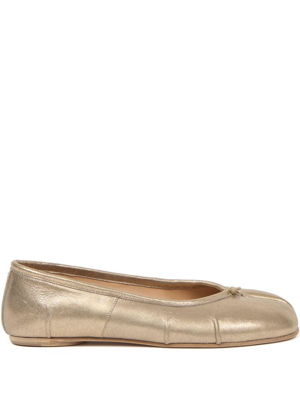 MAISON MARGIELA Ballerine dorate Tabi 