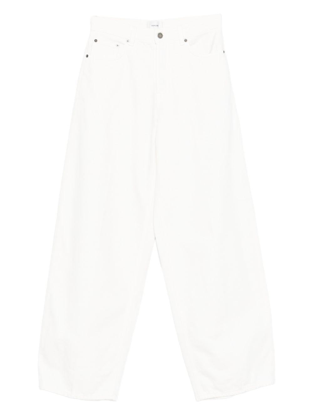 HAIKURE Jeans bianco a gamba larga 