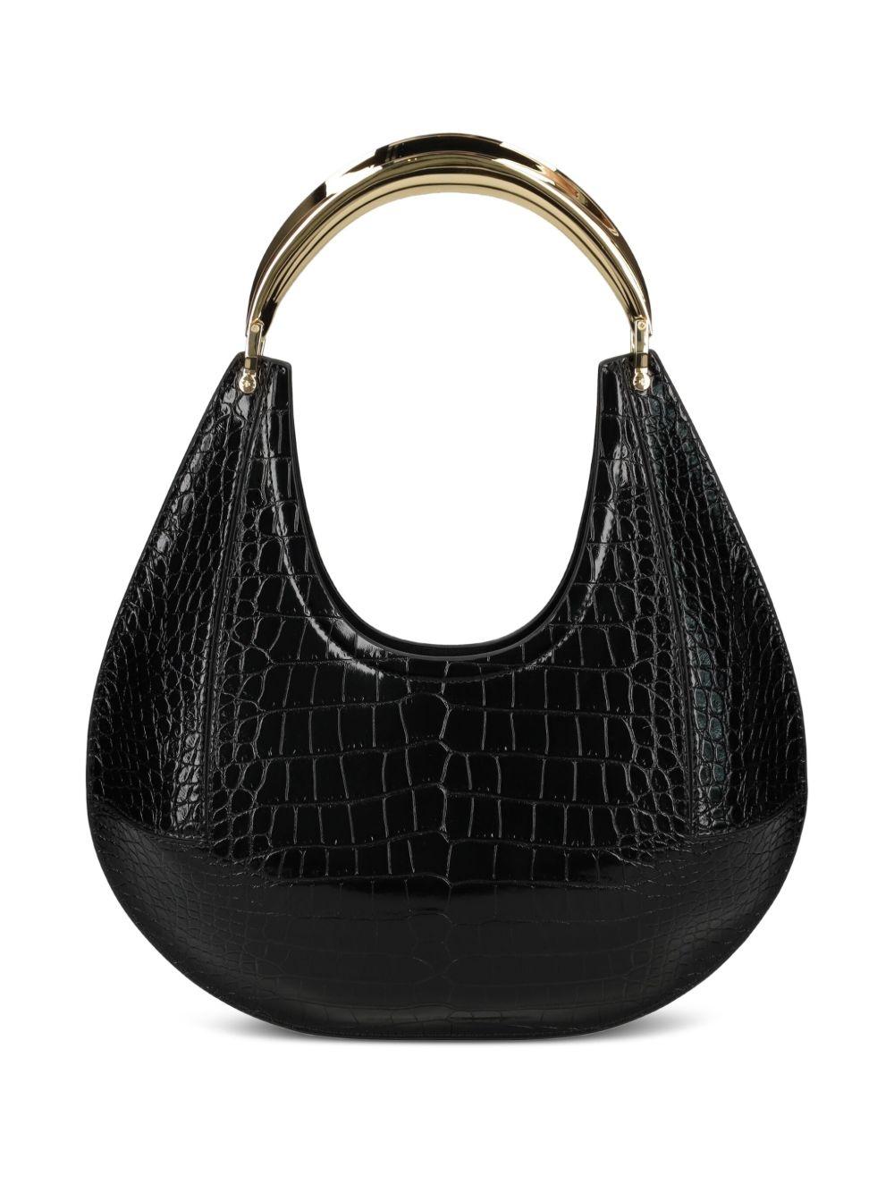 ELISABETTA FRANCHI Borsa hobo media con manico gioiello<BR/> 