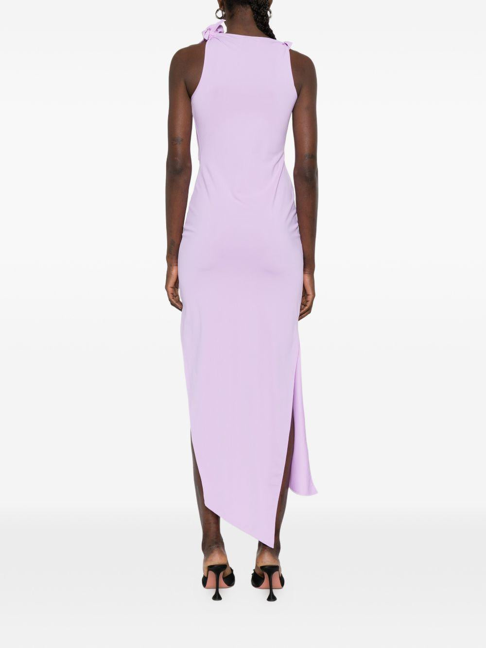 COPERNI Abito rosa con spacco laterale 