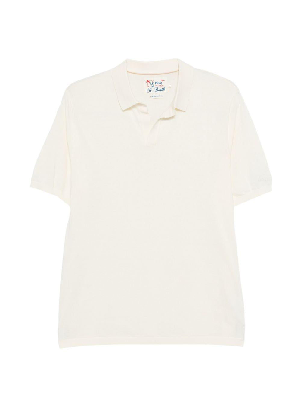 MC2 SAINT BARTH Polo Sloan in cotone beige 