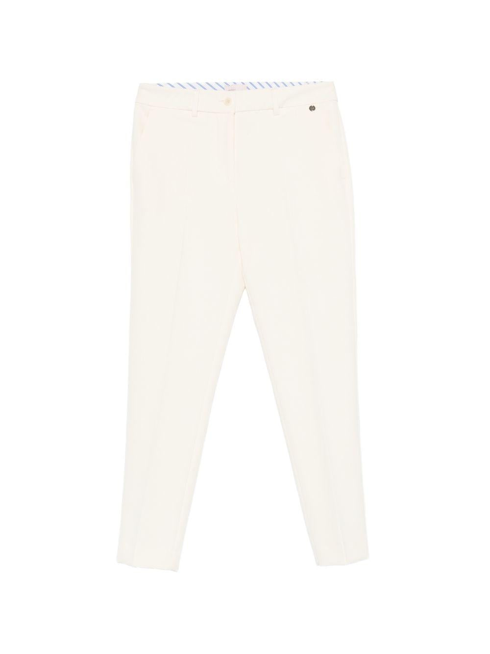LIUJO Pantalone panna chiaro a sigaretta 