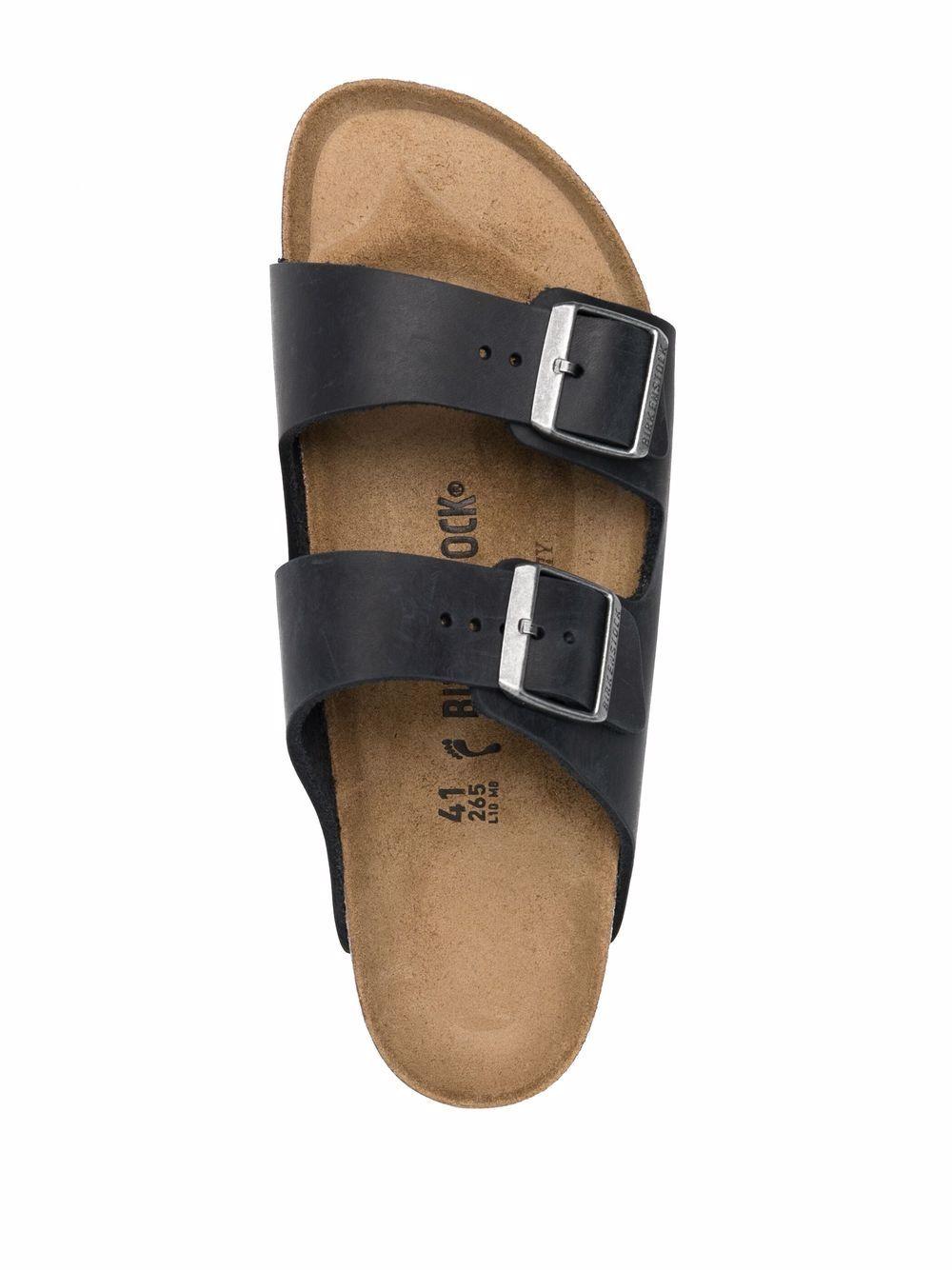 BIRKENSTOCK Ciabatte 'Arizona' in pelle nera 