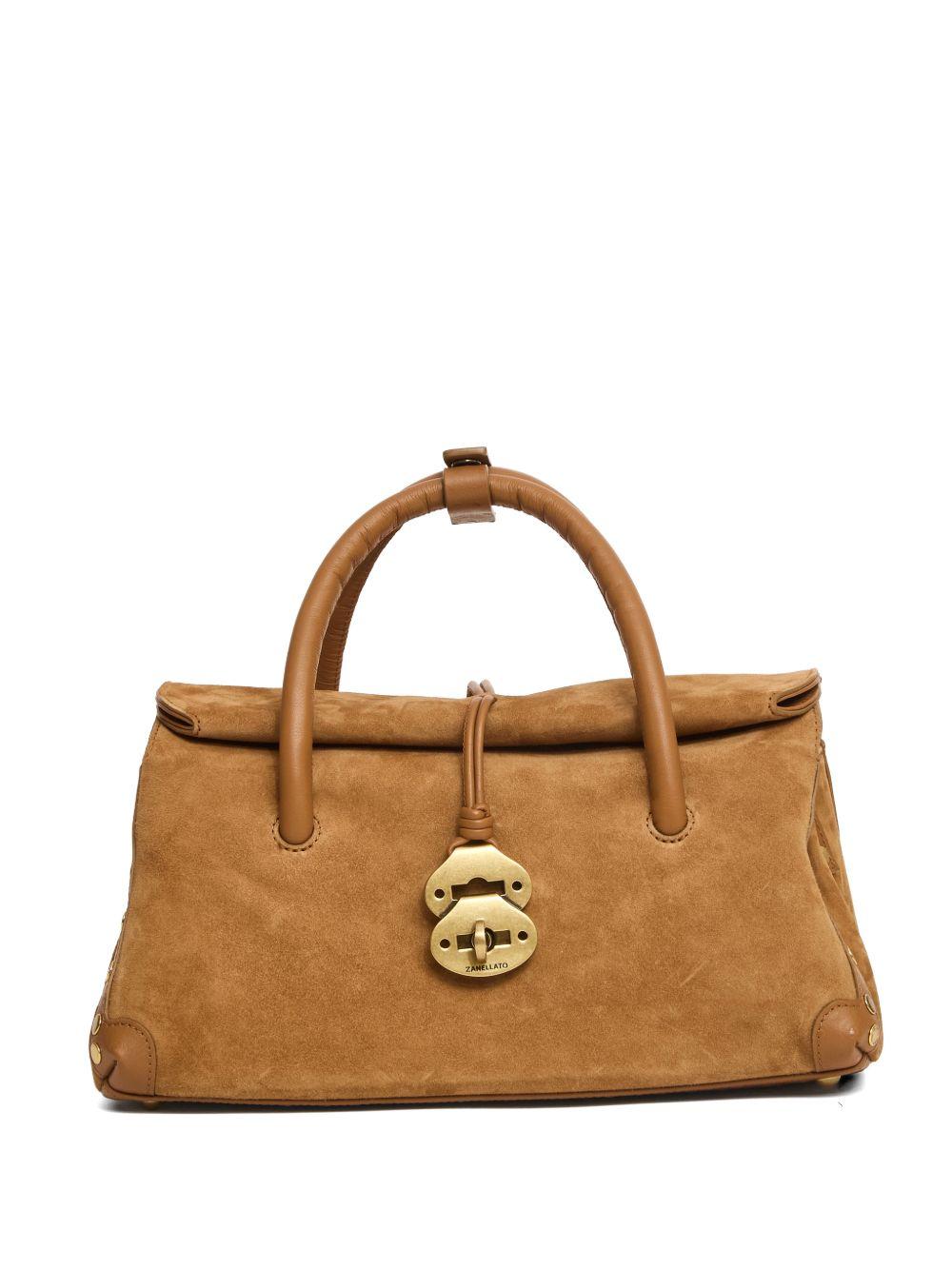 ZANELLATO Borsa tote zashmere & catus small suede 