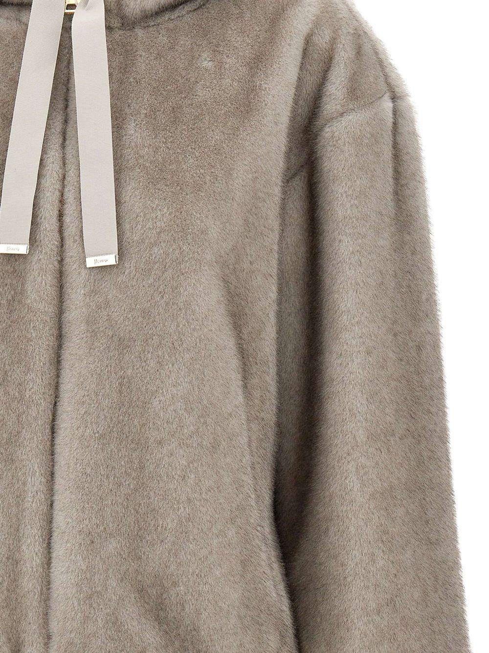 HERNO Ecopelliccia con cappuccio 