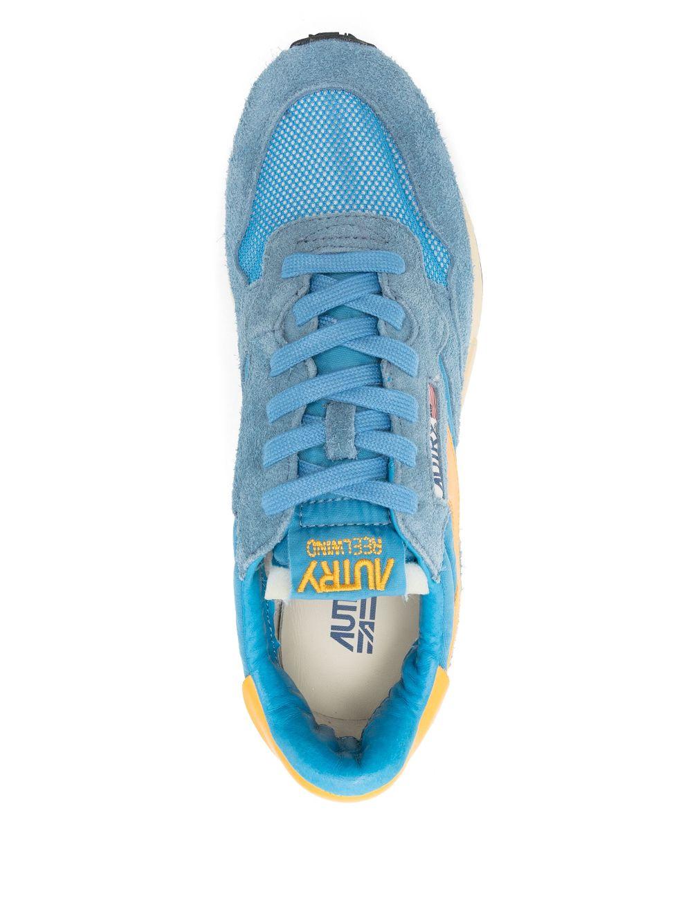 AUTRY Sneakers Reelwind celeste con camoscio 