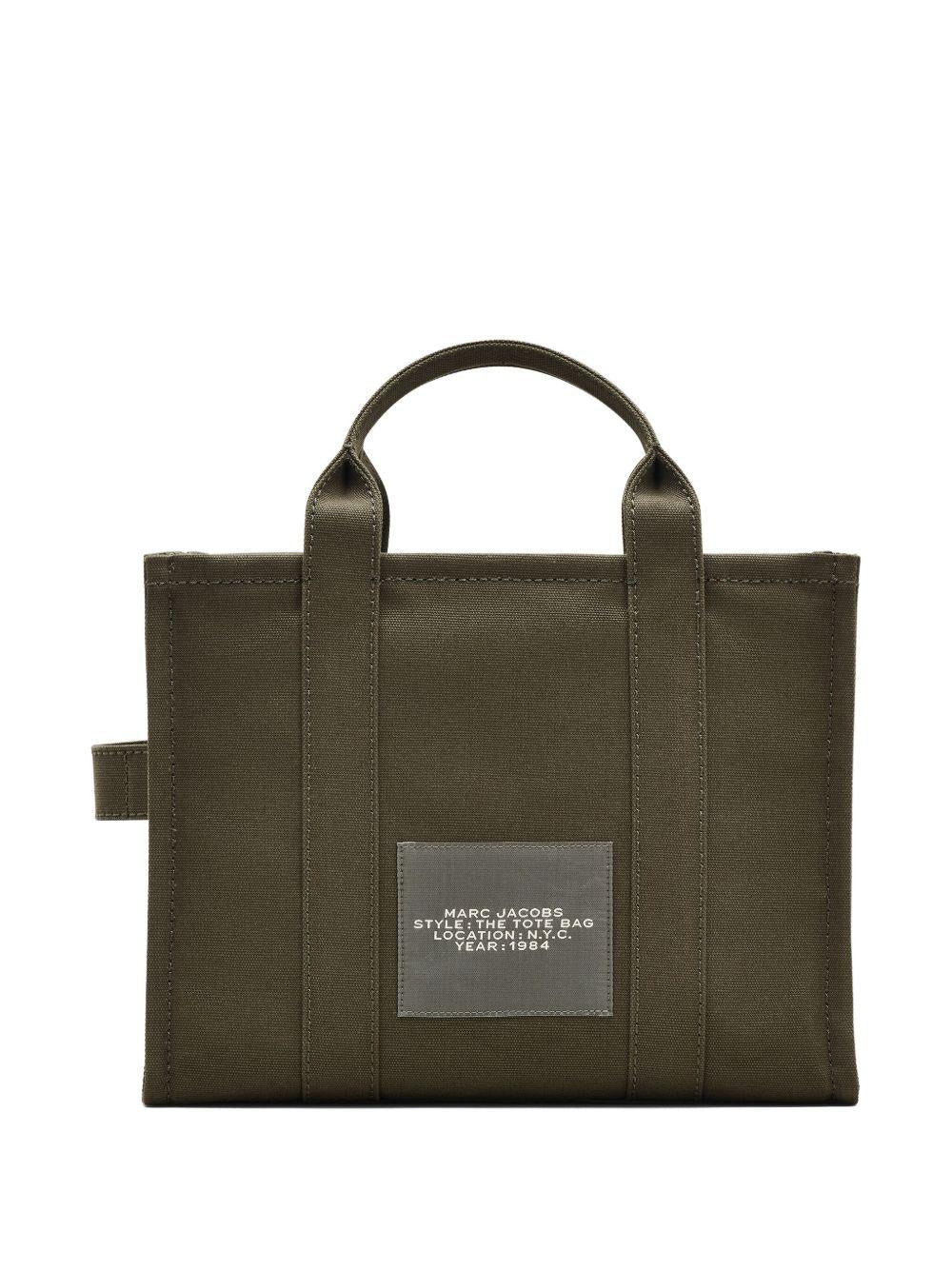 MARC JACOBS Borsa 'The Canvas Medium Tote Bag' in tela verde 