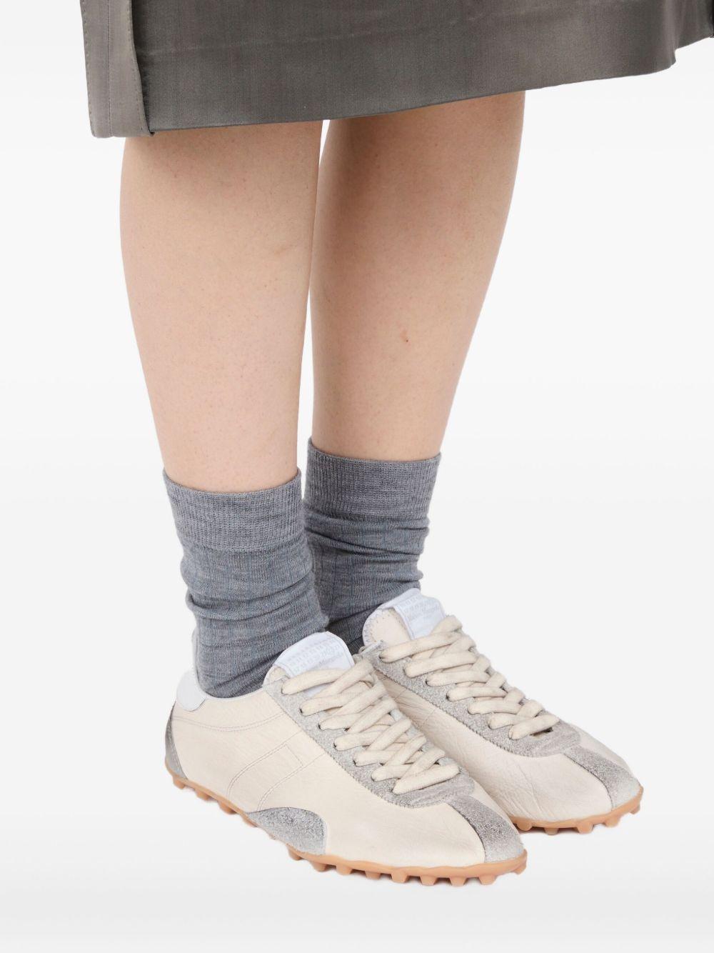 MAISON MARGIELA Sneakers in pelle beige 