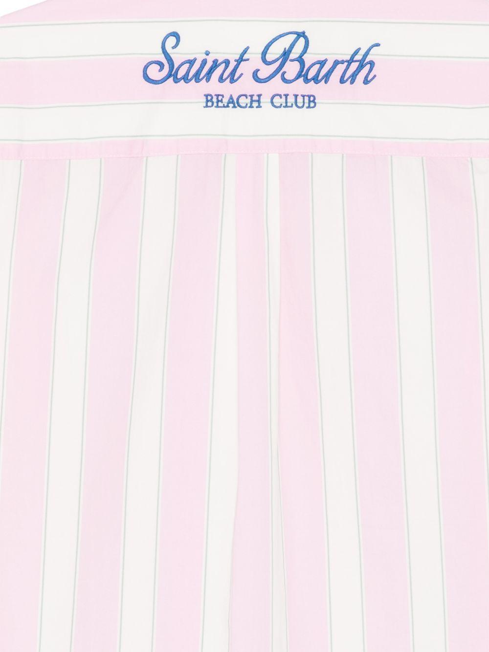 MC2 SAINT BARTH Camicia Brigitte a righe rosa 