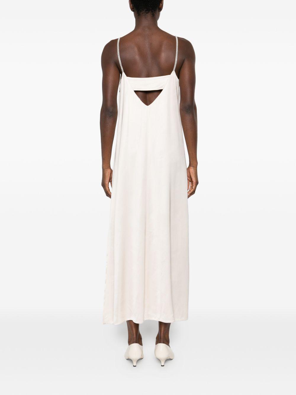 PESERICO Abito lungo elegante bianco 