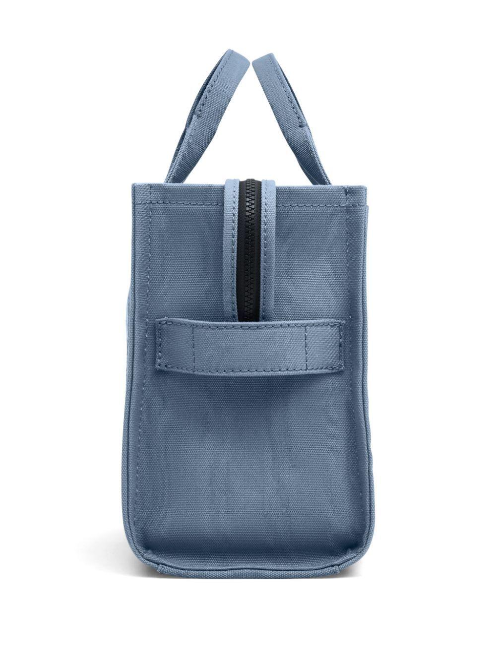 MARC JACOBS Borsa tote 'The Canvas Media' in cotone blu 