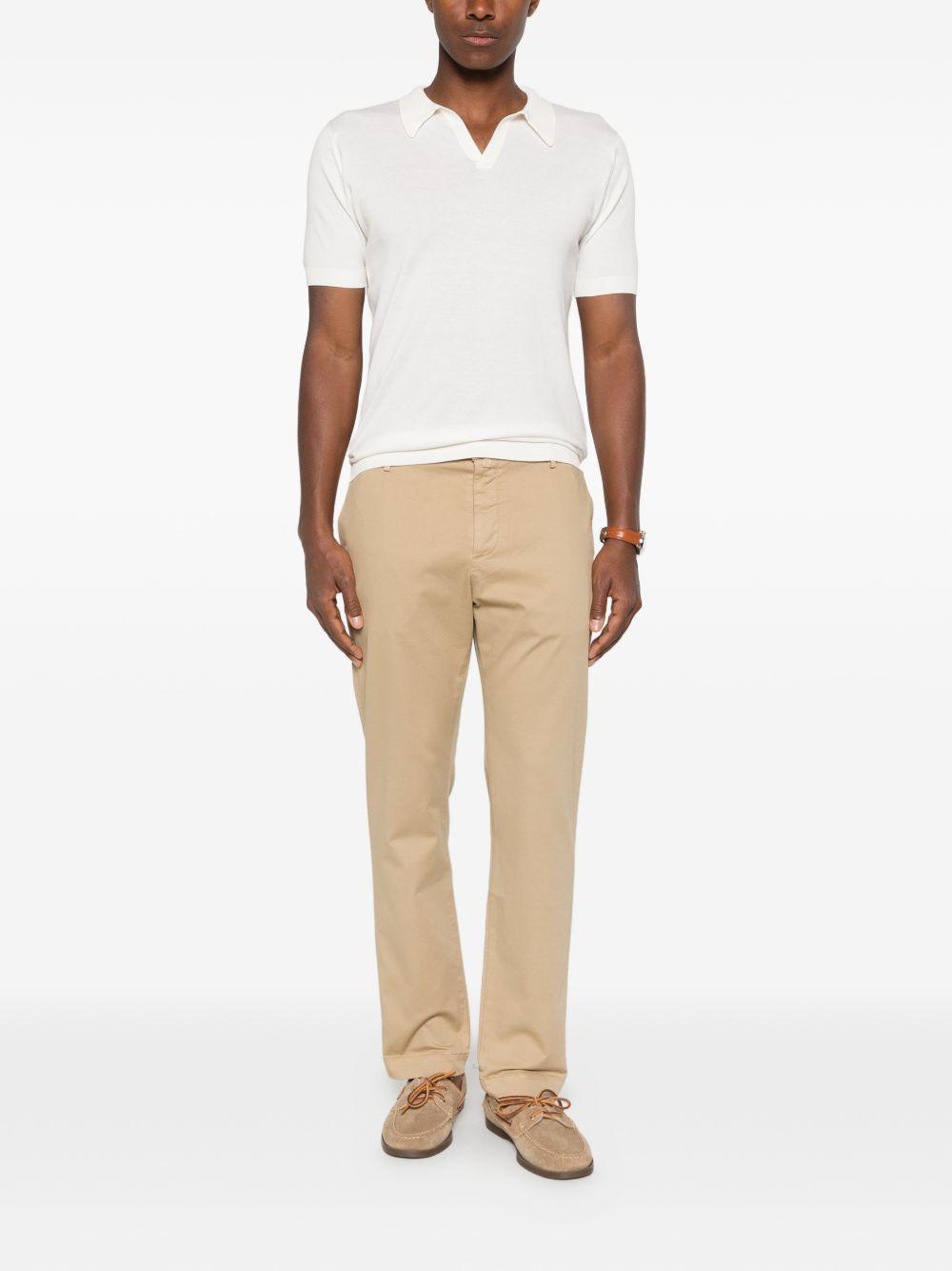 JACOB COHEN Pantaloni in cotone color cammello 