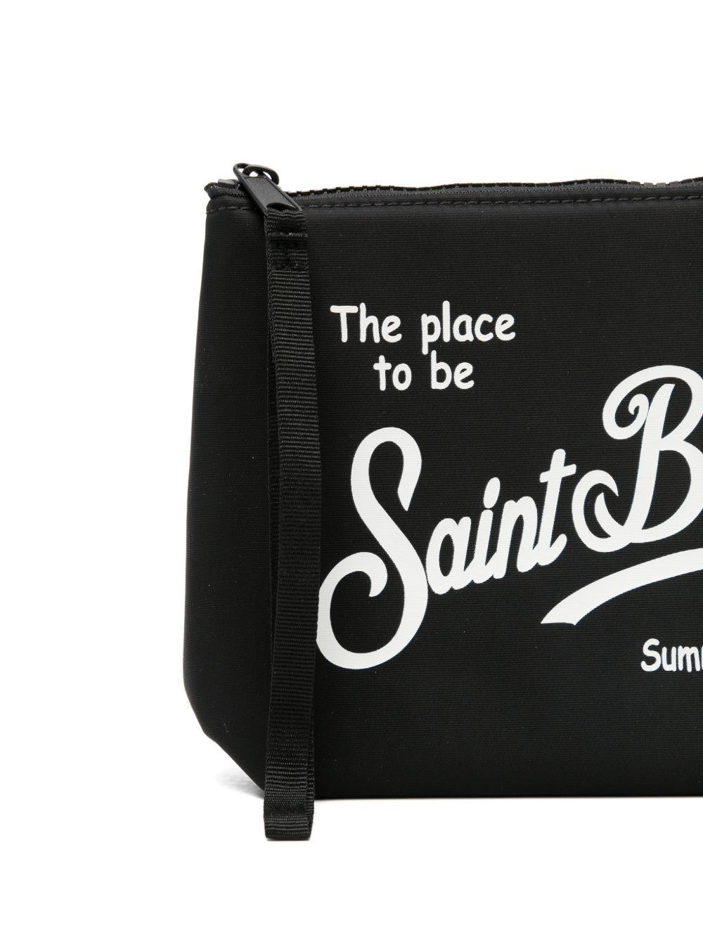 MC2 SAINT BARTH Pochette Aline in nylon nero 