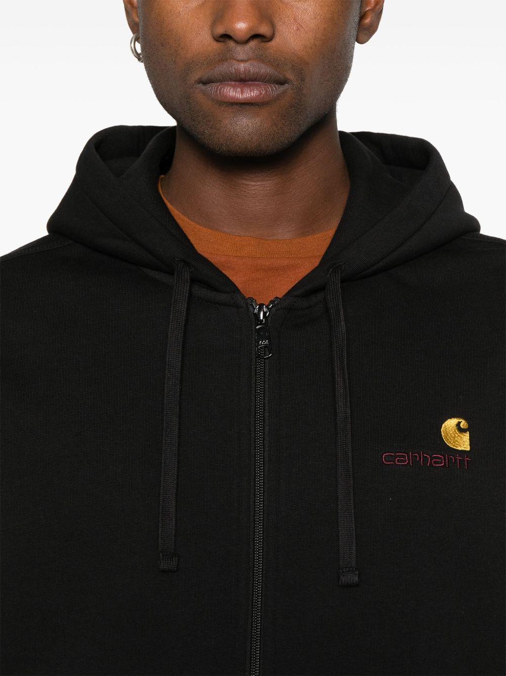 CARHARTT WIP Felpa 'American Script' nera 