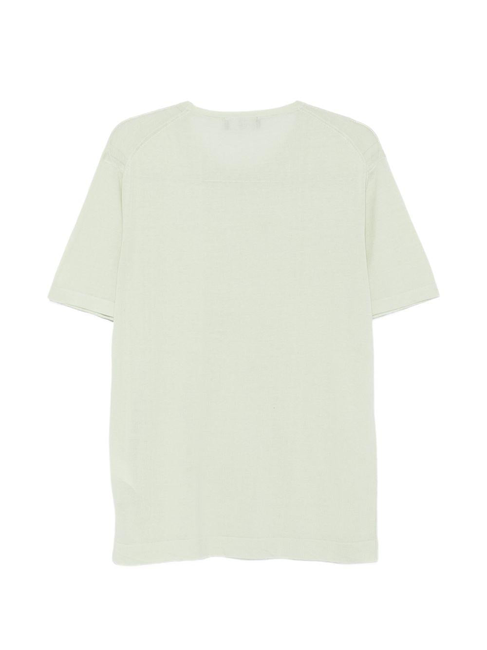 PEUTEREY T-shirt a maniche corte in cotone verde 
