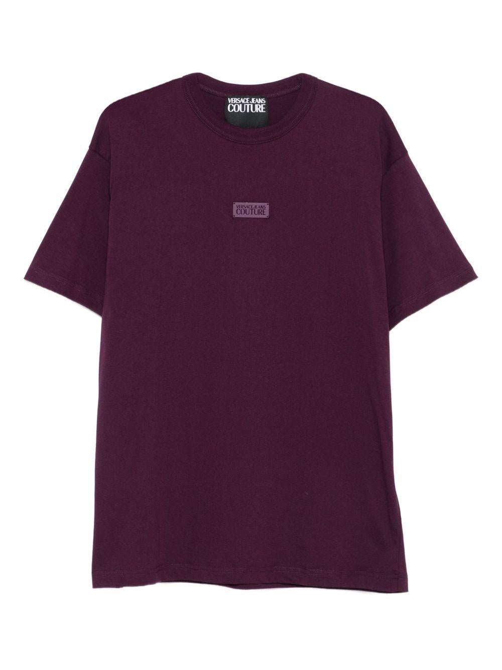 VERSACE JEANS COUTURE T-shirt a maniche corte burgundy 