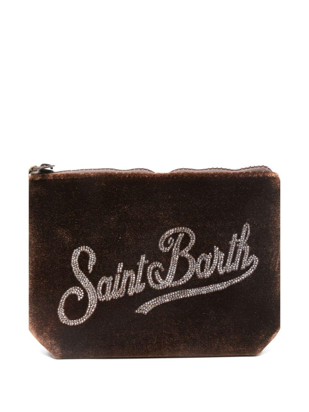 MC2 SAINT BARTH Pochette 'Aline Velvet' 