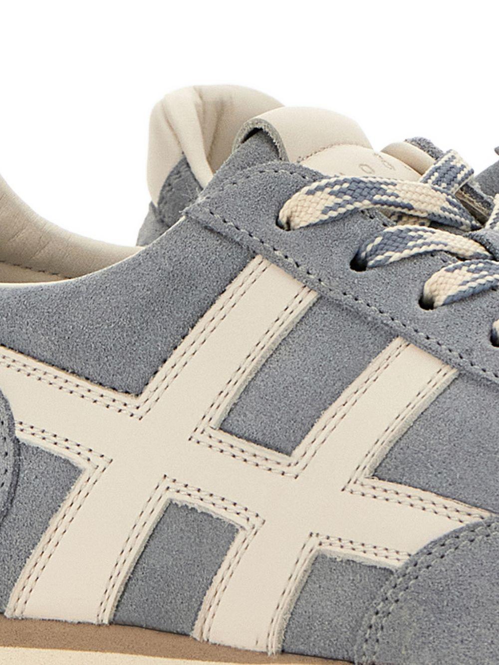 HOGAN Sneakers 86er azzurre in suede 