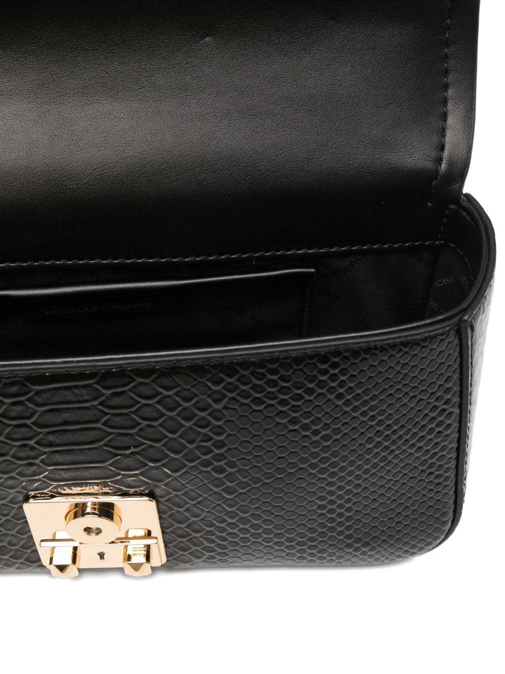 MICHAEL KORS Borsa a spalla effetto pelle di serpente 