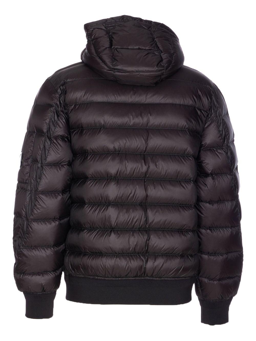 CP COMPANY Piumino nero realizzato in D.D. Shell 