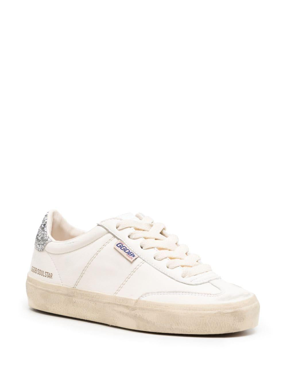 GOLDEN GOOSE Sneakers Soul Star in pelle con glitter 