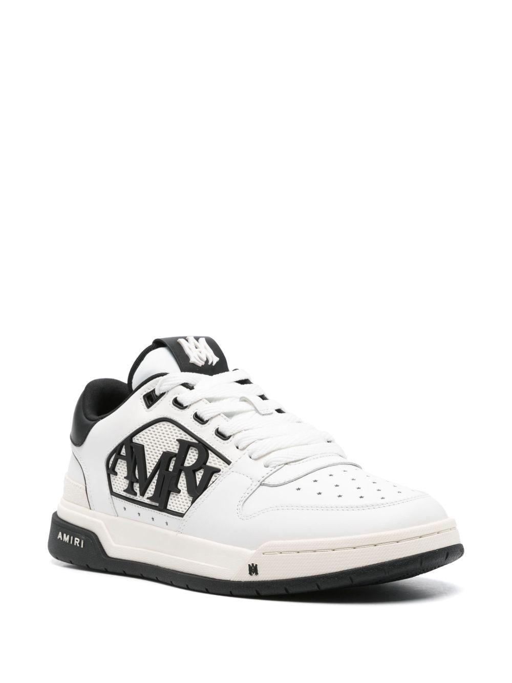AMIRI Sneakers 'Classic' in pelle bianca e nera 