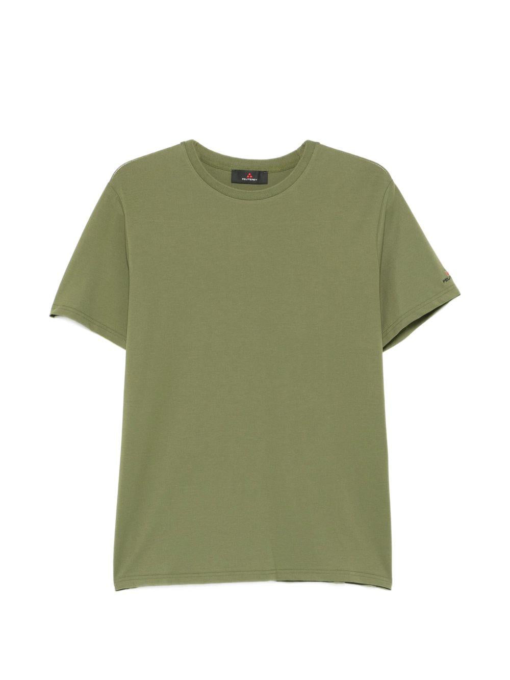 PEUTEREY T-shirt a maniche corte verde 