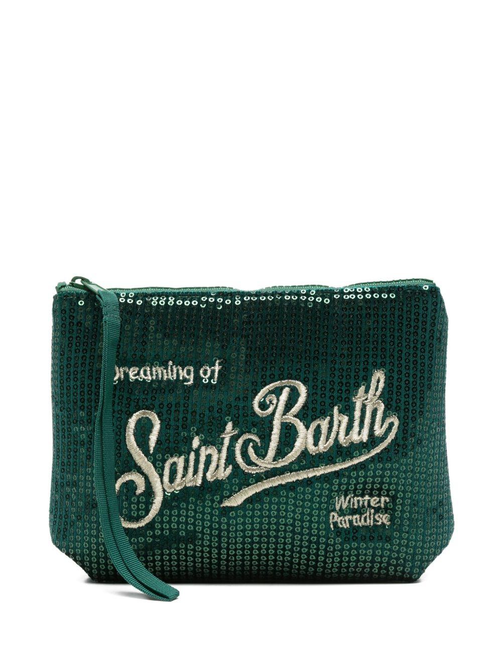MC2 SAINT BARTH Pochette 'Aline Velvet Paillettes' 