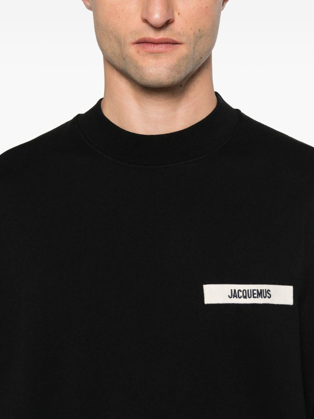 JACQUEMUS Felpa girocollo 'Gros Grain' 