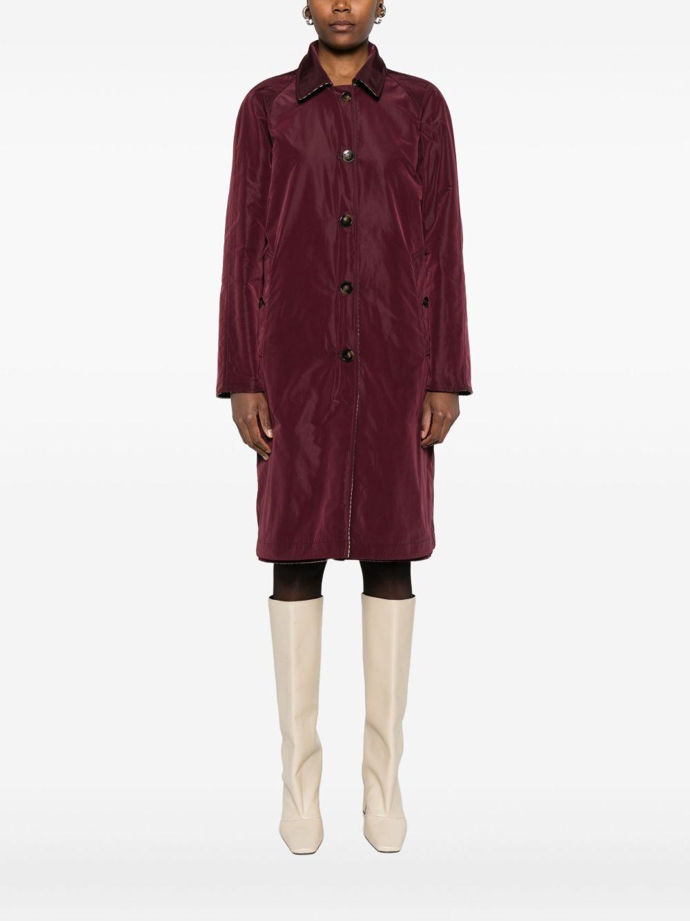 L IMPERMEABILE Trech con motivo pied-de-poule 