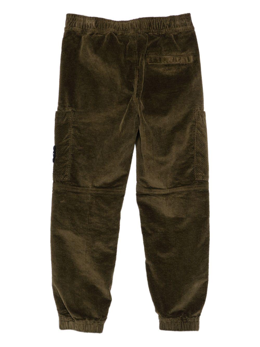 STONE ISLAND Pantaloni in velluto marrone 