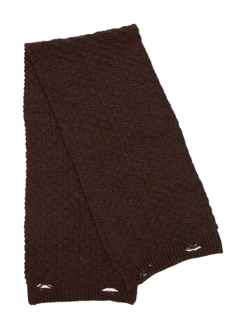 MM6 MAISON MARGIELA Sciarpa a maglia grossa con logo 