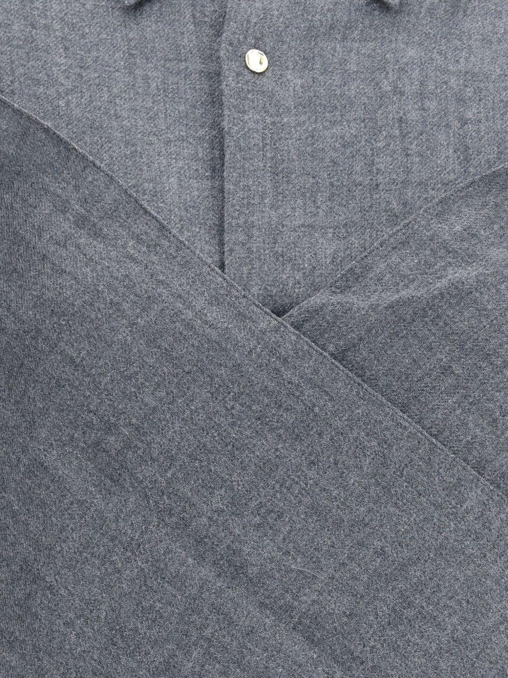 DARKPARK Camicia 'Georgia' in lana grigia 