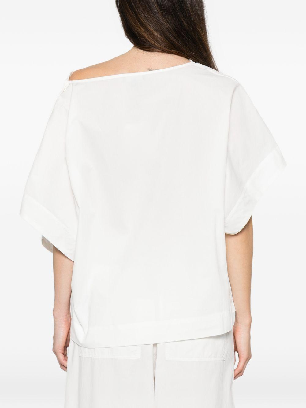 SOEUR Blusa Issa in cotone bianco 