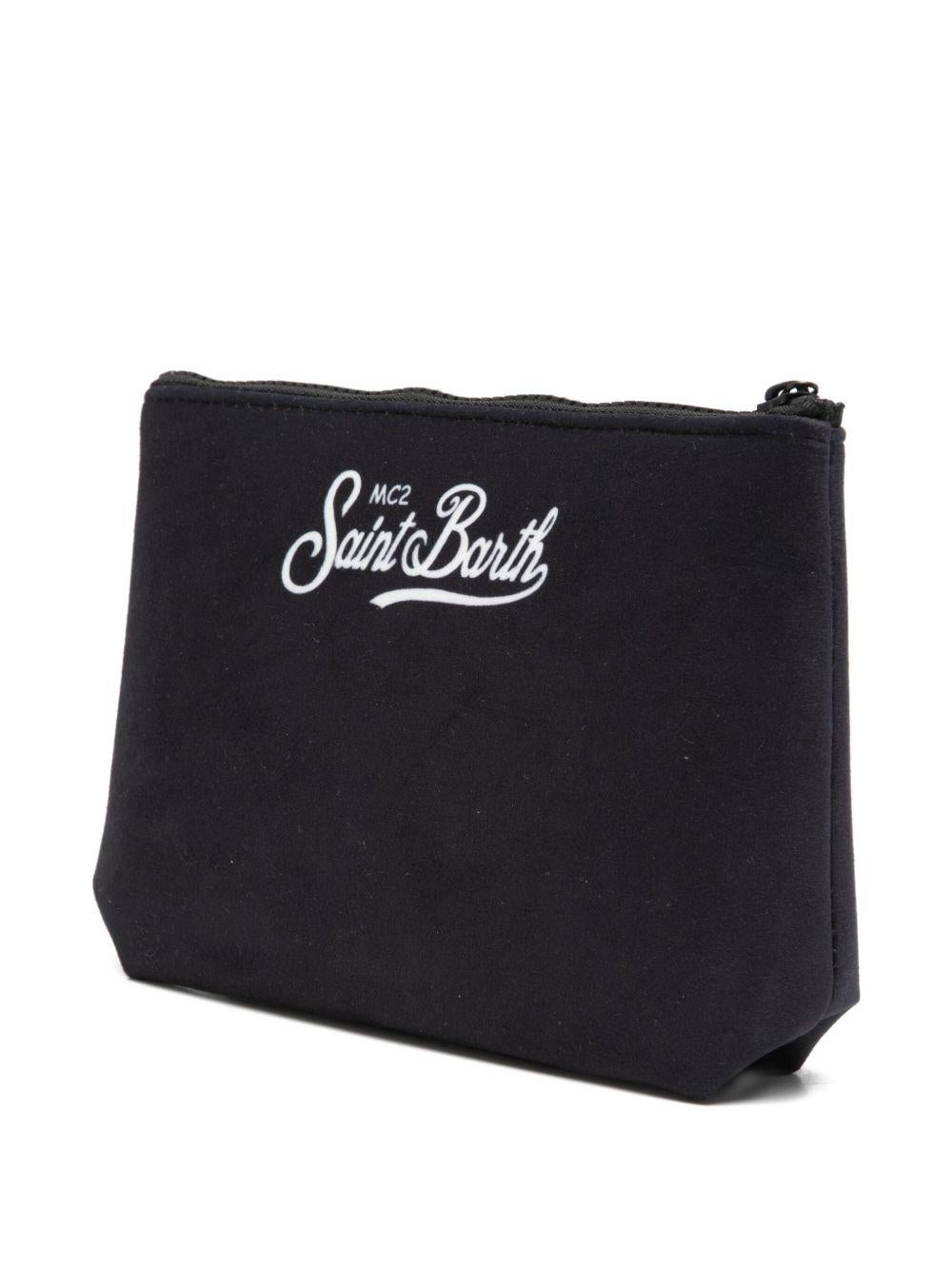 MC2 SAINT BARTH Pochette nera 'Bollicine please' 