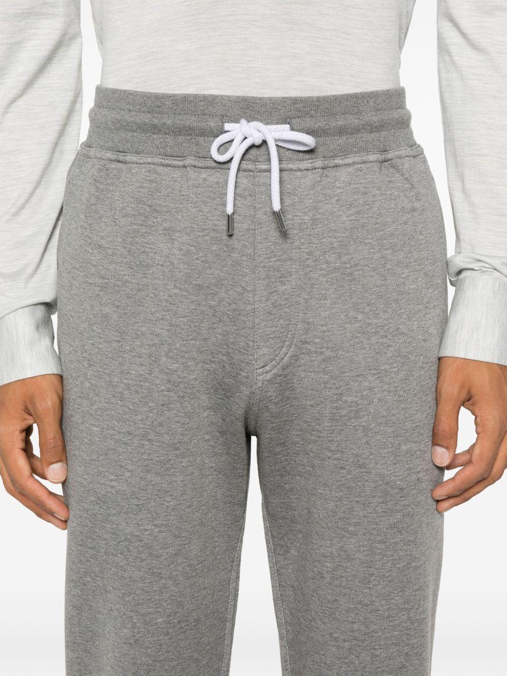BRUNELLO CUCINELLI Pantaloni tuta sportivi in grigio mélange 