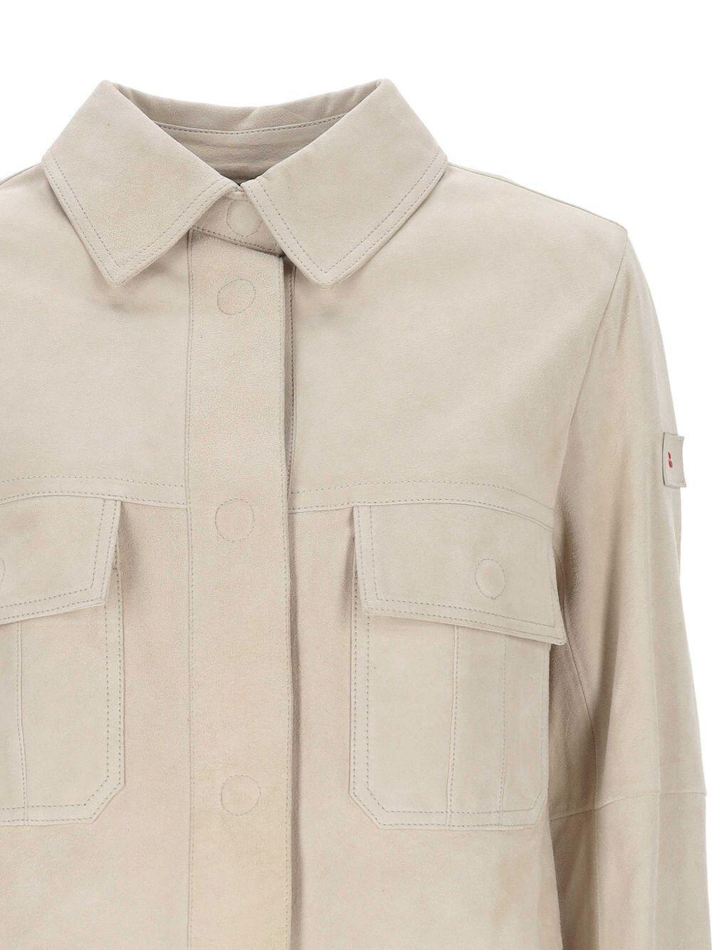 PEUTEREY Giacchetto in pelle suede Era 