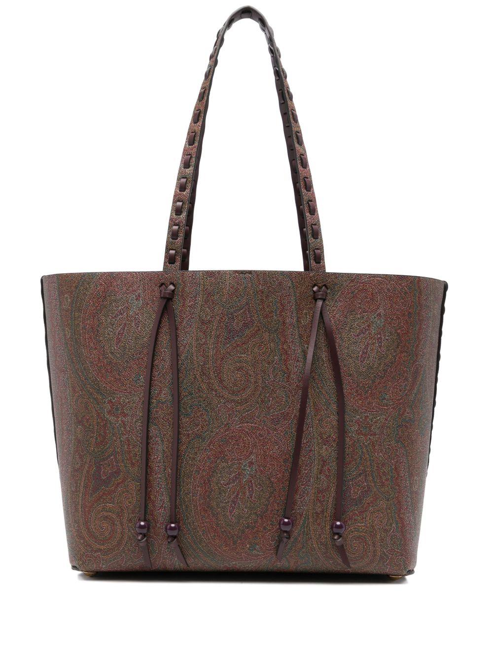ETRO Borsa shopping con motivo paisley jacquard 