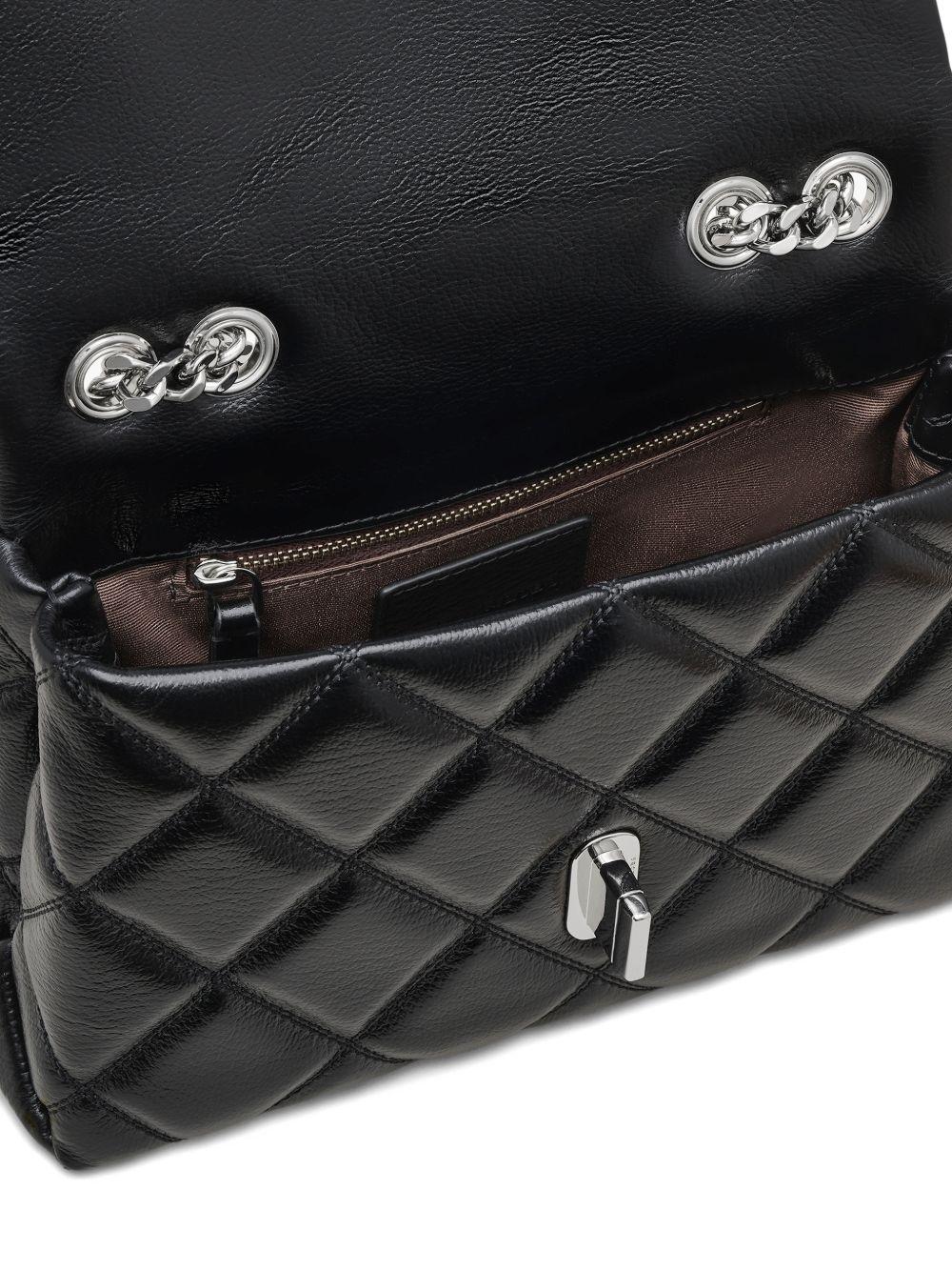 MARC JACOBS Borsa Slim Dual in pelle nera 