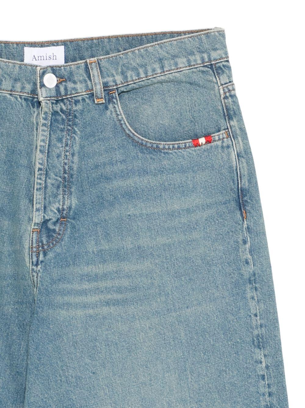 AMISH Jeans Huge in blu denim chiaro 