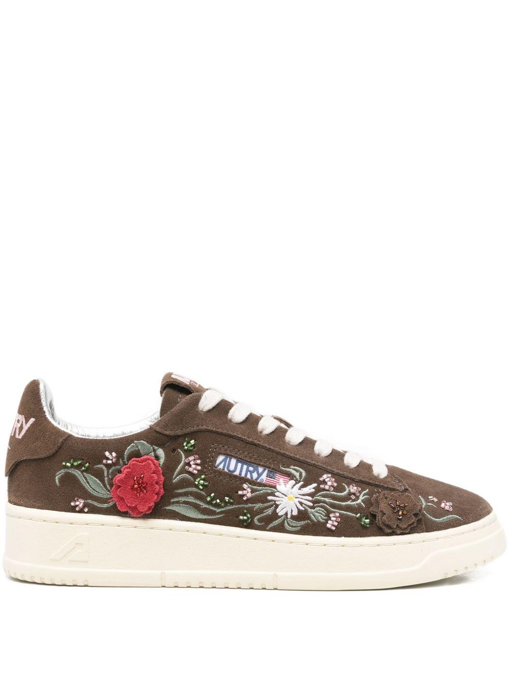 AUTRY Sneakers Dallas Low con ricamo fiori 