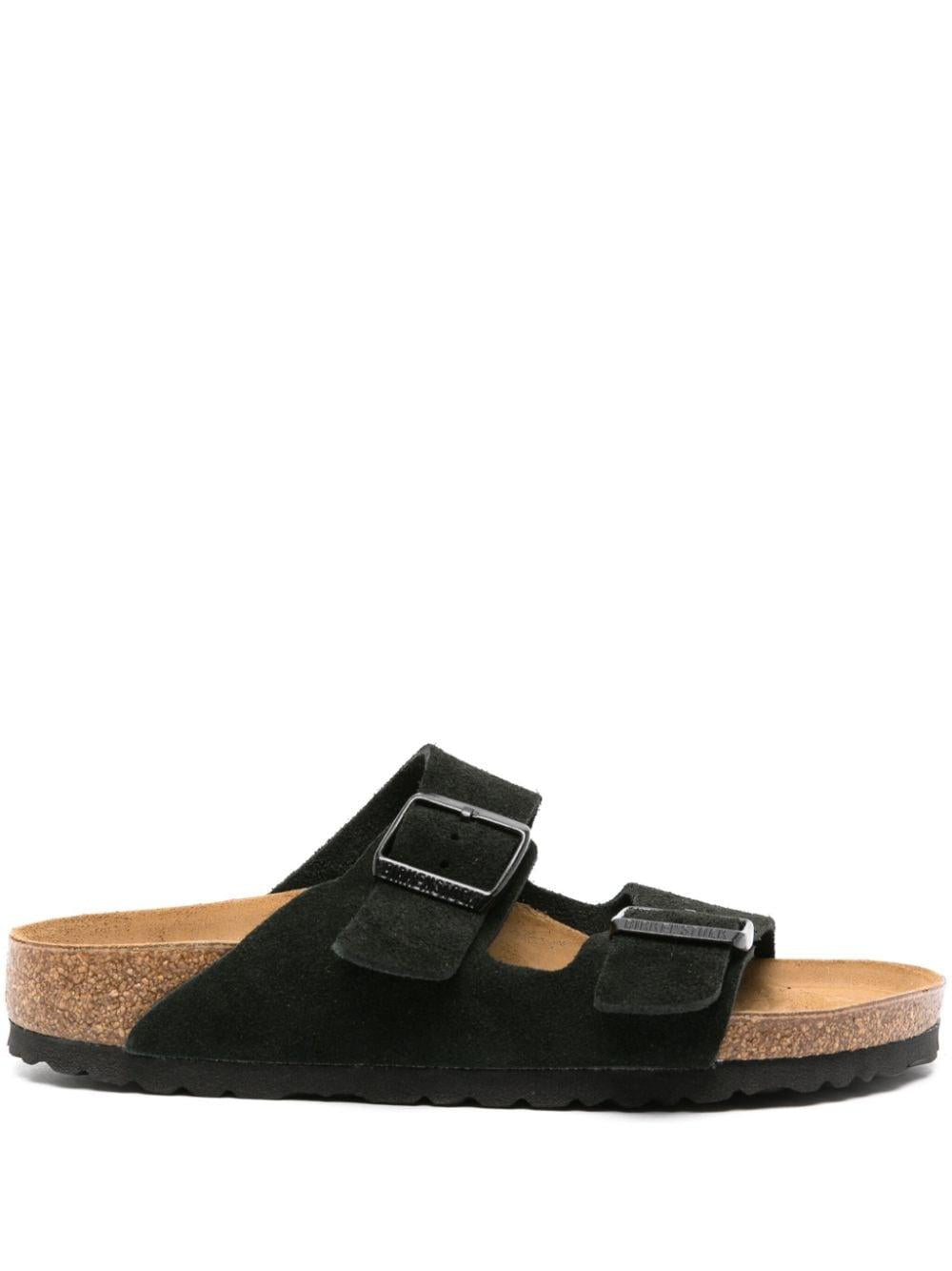 BIRKENSTOCK Ciabatte 'Arizona' in camoscio nero 