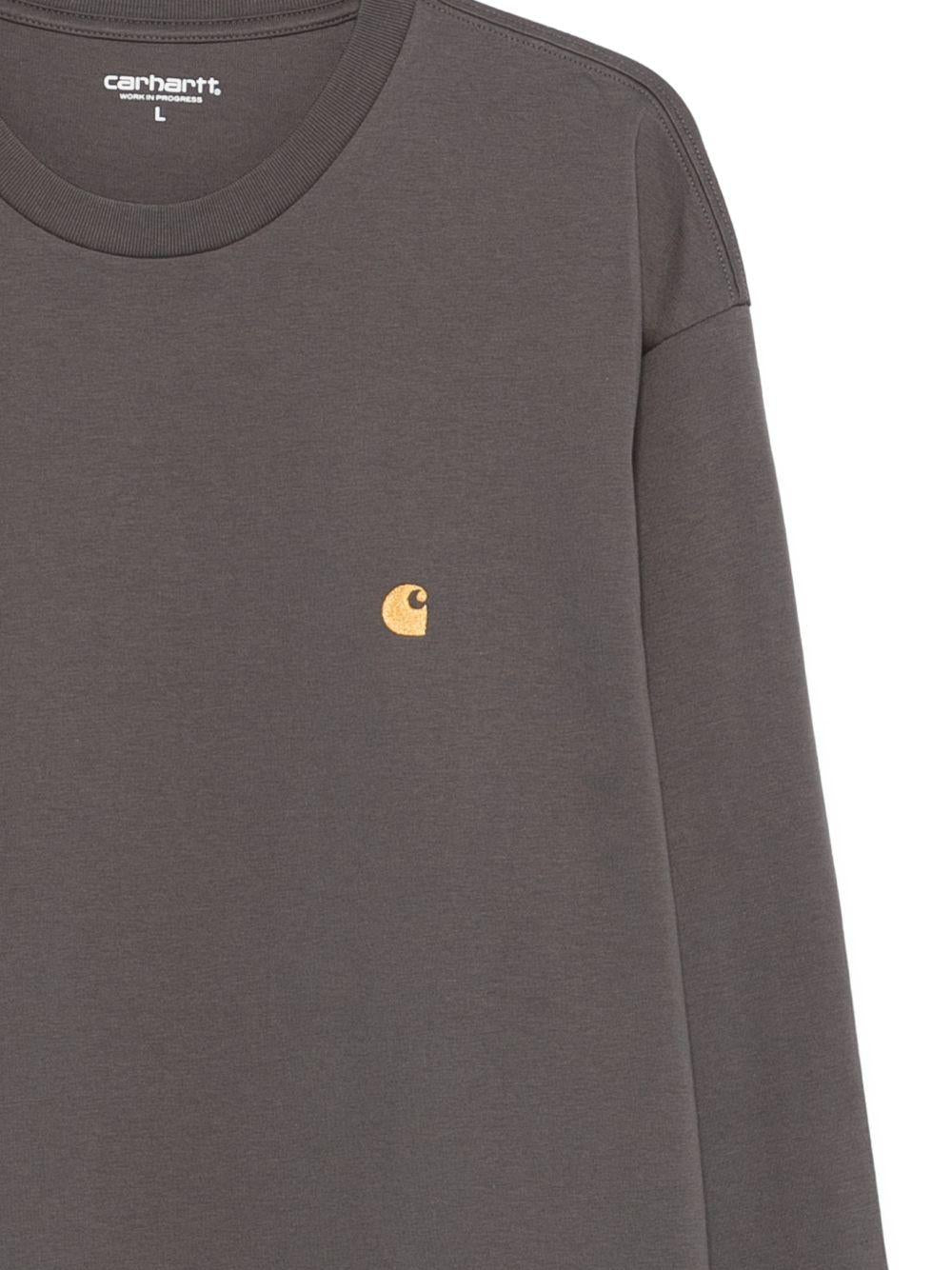 CARHARTT WIP Felpa in cotone grigio 