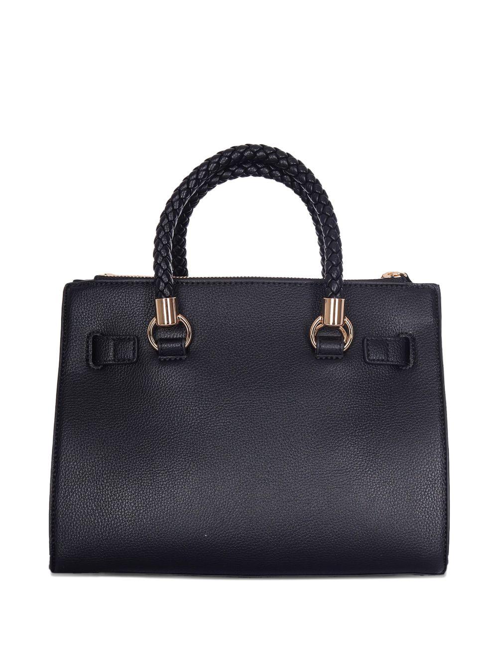 LIUJO Borsa tote nera con charms 