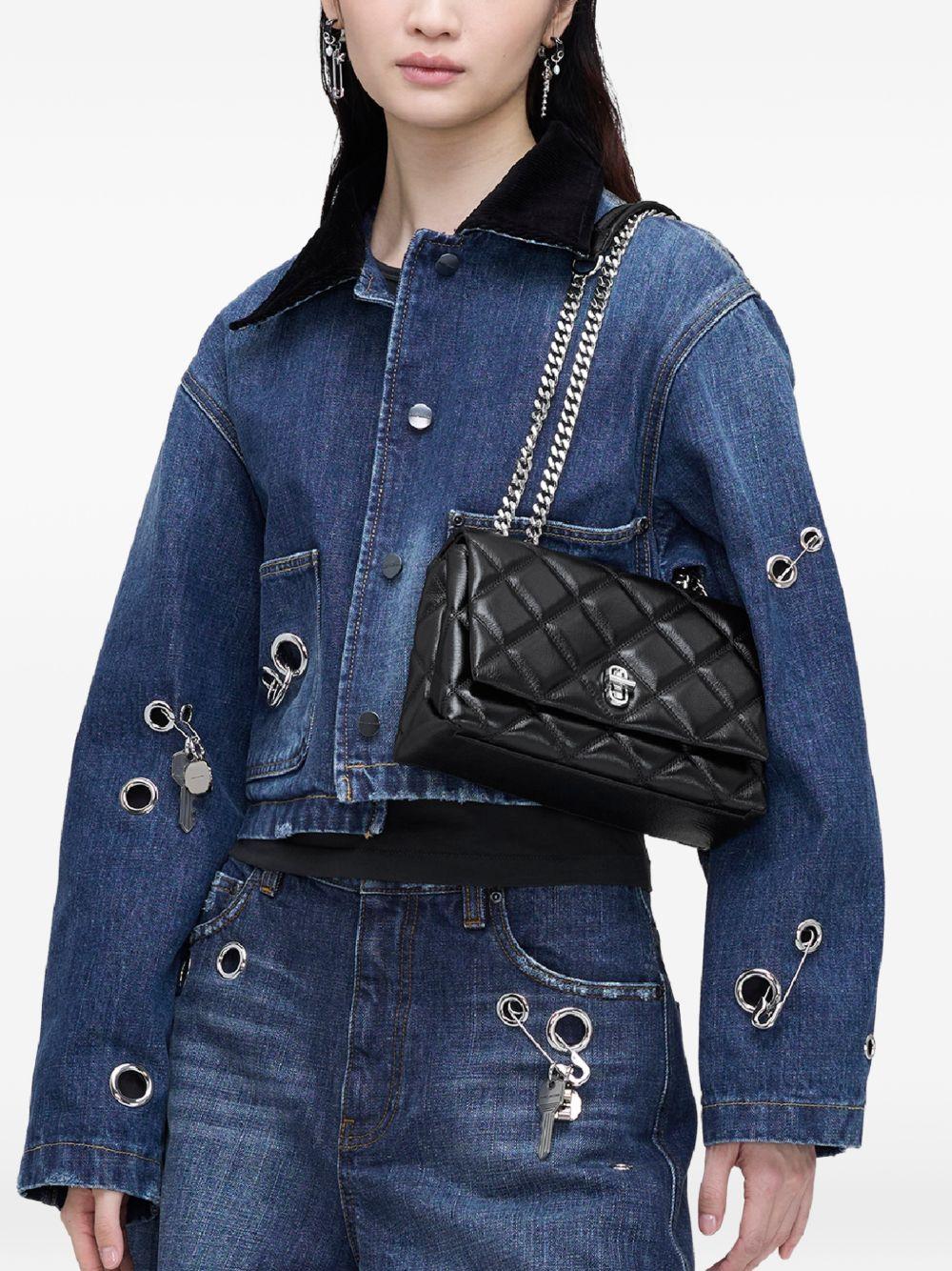MARC JACOBS Borsa Slim Dual in pelle nera 