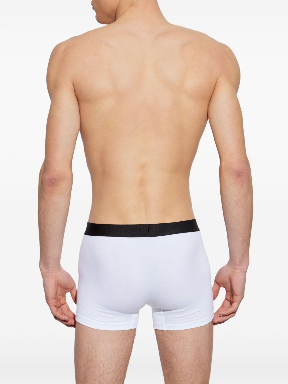 DSQUARED2 Boxer bianchi con elastico in vita 